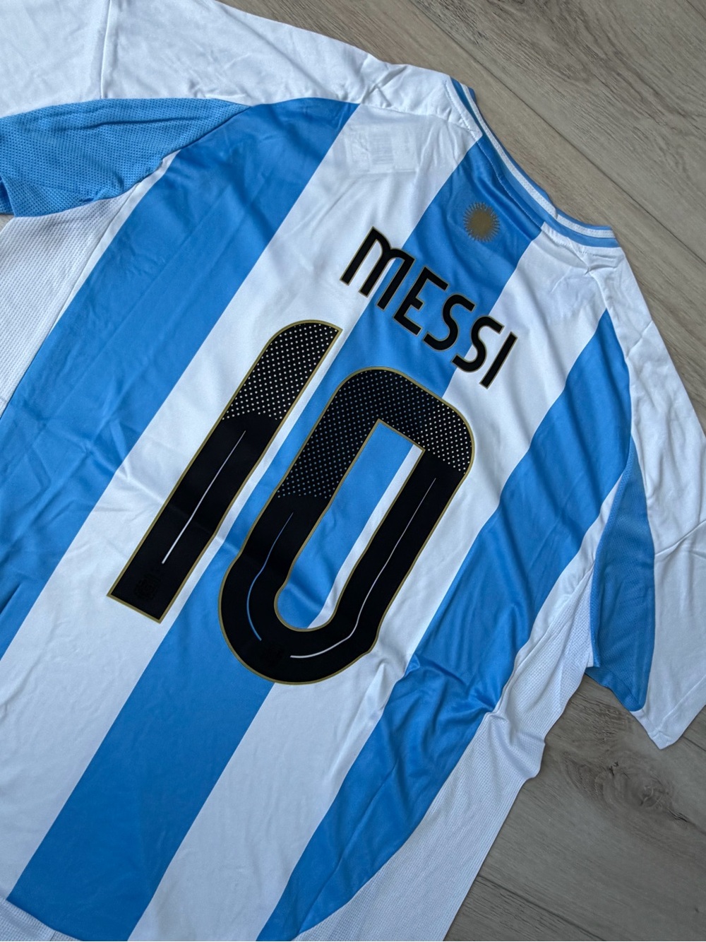 adidas Messi Jersey Blue & White Argentina Soccer Jersey #10 - Picture 4 of 14